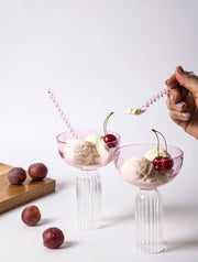 Roseate Cocktail Dessert Glass, 4x5.5 Inches