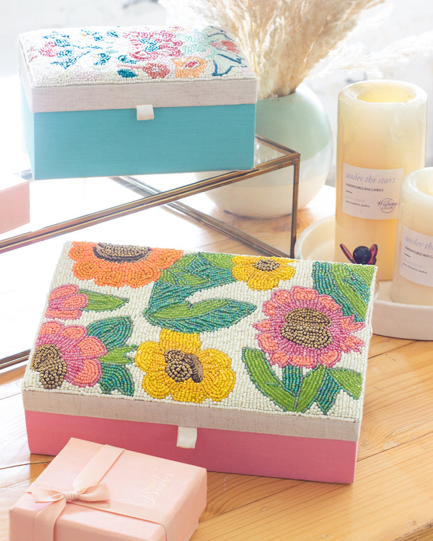 Spring Bloom Jewellery Box, 9L X 6W X 2.5H Inches