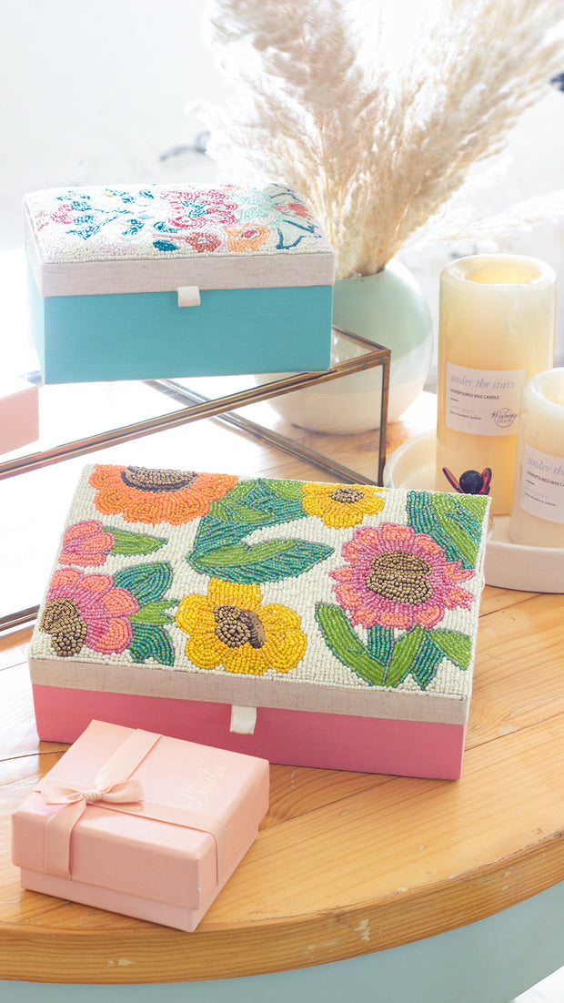 Spring Bloom Jewellery Box, 9L X 6W X 2.5H Inches