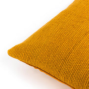 Moroccan Mustard Texture Cushion Cover - 16 x 16 inches