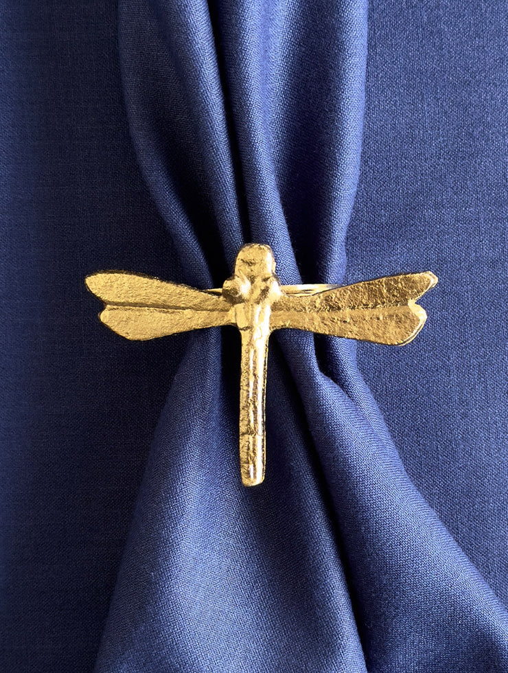 Dragonfly Metal Napkin Ring  3.5 x 2.4 Inches