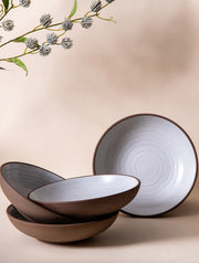 Everyday Ceramic Bowl -7.5 x2 inches,Ivory