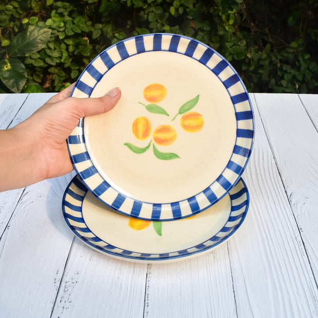 Ceramic Dessert Plates - Clemente, 7 Inches