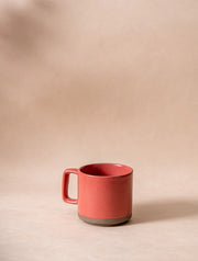 Everyday Ceramic Coffee Mug -3.5 x3.5 inches, Coral