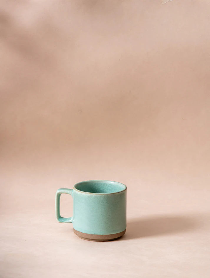 Everyday Ceramic Coffee Mug -3.5 x3.5 inches, Sage Green