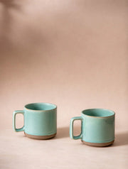 Everyday Ceramic Coffee Mug -3.5 x3.5 inches, Sage Green