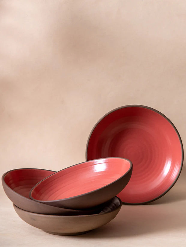 Everyday Ceramic Bowl -7.5 x2 inches,Coral