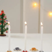 Star Candle Holder, Blue 1.18 x 2.36 Inch (Set of 3)