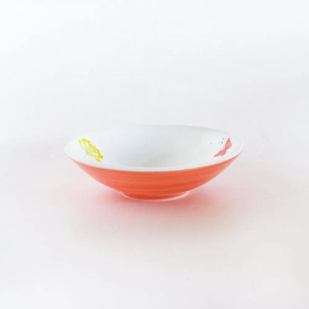 Wildflower Handpainted Bowls (Set of 2), 6.5 x 1.75 Inches