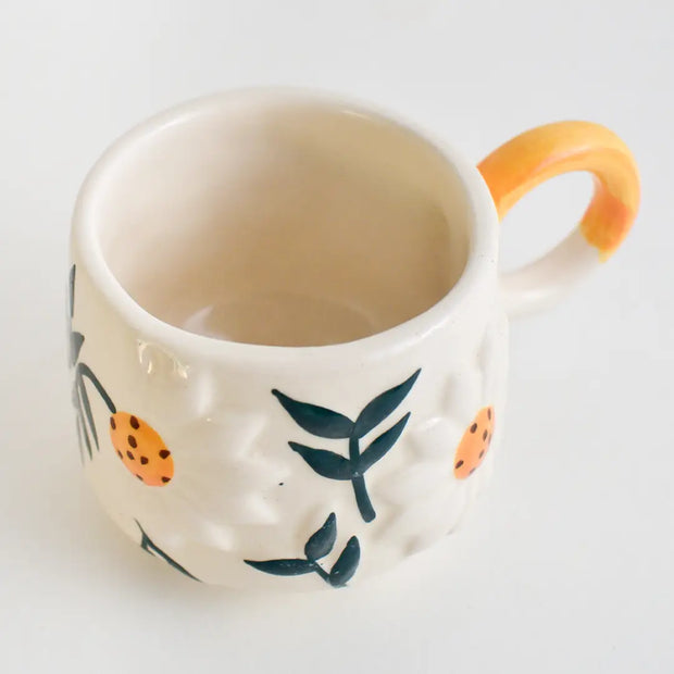 Ceramic Coffee Cup - Sunflower, 250ML