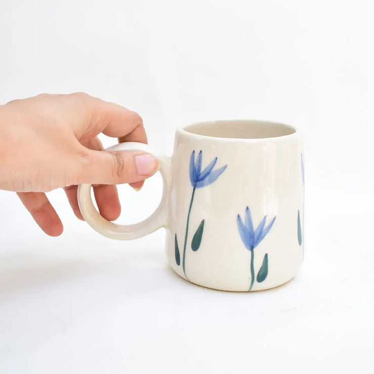 Ceramic Coffee Mug - Blue Bell, 260ml