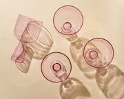 Aria Pink Glass Dessert Bowls - 3 x 5.75 Inches, 9.45 oz (Copy)