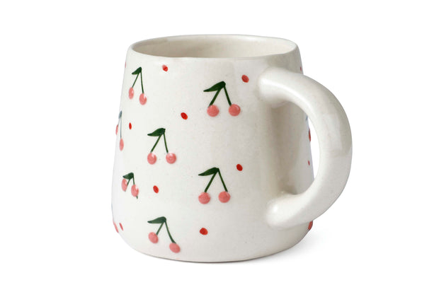 Cherry Blossom Ceramic Mug - 3.5 x 3 Inches