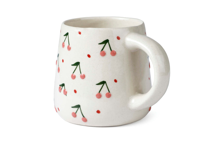 Cherry Blossom Ceramic Mug - 3.5 x 3 Inches