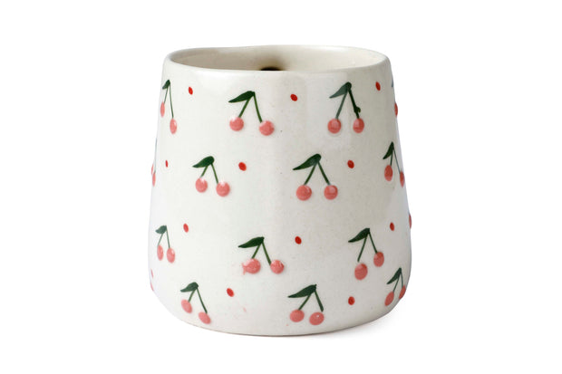 Cherry Blossom Ceramic Mug - 3.5 x 3 Inches