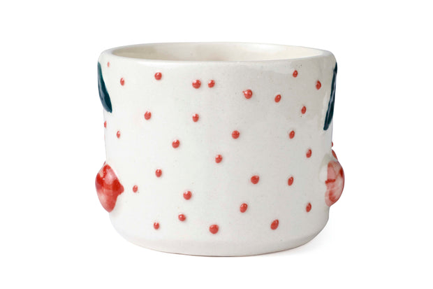 Cherry Pop Ceramic Mug - Red , 3 x 4 Inches