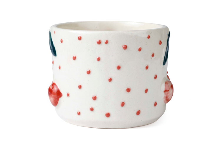 Cherry Pop Ceramic Mug - Red , 3 x 4 Inches