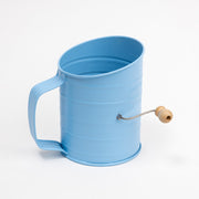 Cedazo Steel Flour Sifter , Blue-5.75 Inches