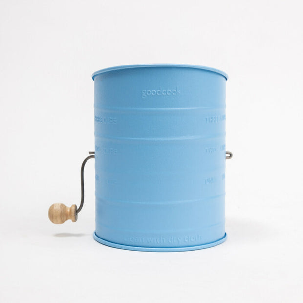 Cedazo Steel Flour Sifter , Blue-5.75 Inches