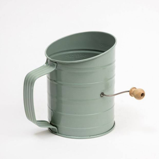 Cedazo Steel Flour Sifter, Green-5.75 Inches