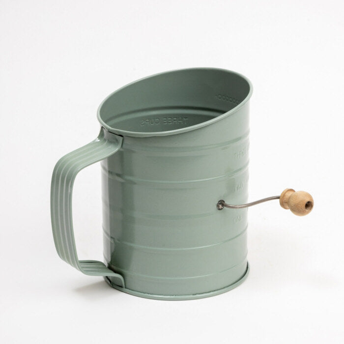 Cedazo Steel Flour Sifter, Green-5.75 Inches