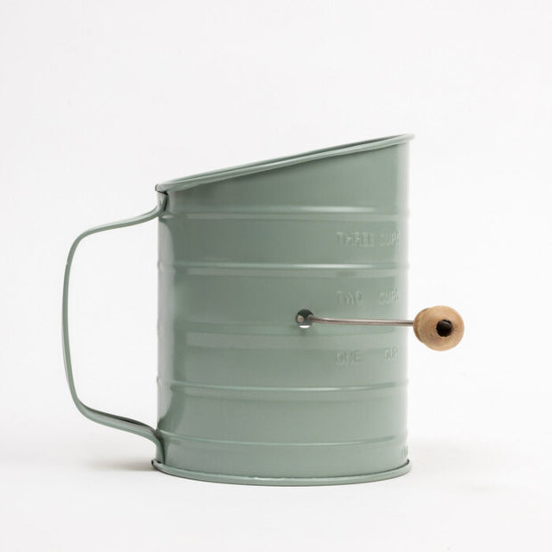 Cedazo Steel Flour Sifter, Green-5.75 Inches