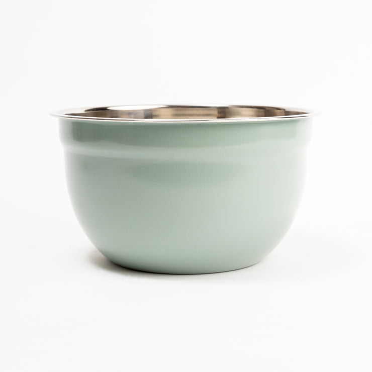 Cuenco Steel Mixing Bowl – Green, 9.25 x 9.25 x 4.5 Inches