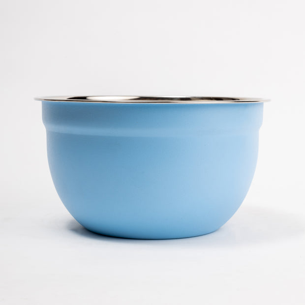 Cuenco Steel Mixing Bowl – Blue, 9.25 x 9.25 x 4.5 Inches