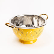 Colum Steel Colander, Gold -  13.25 x 10.75 x 6 Inches