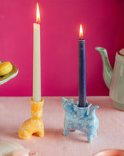 Kit Kat Ceramic Candle Holders - Set of 2