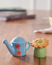 Salt and Pepper Shakers (Flower and Watering Can)