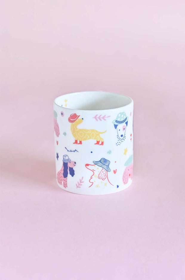 Top Dog Mama Fine China Mug, 4.50 x 3.25 x 3.5 Inches