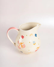 Oasis Handpainted Ceramic Pitcher- 5.90 x 3.14 Inches