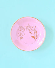 Pastel Pink Trinket Tray- Pink, 4 Inches