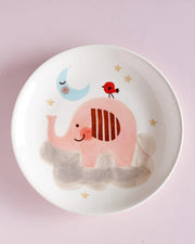 Ellie Handpainted Ceramic Plate - 7.90 x 7.90 x 1 Inches