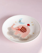 Ellie Handpainted Ceramic Plate - 7.90 x 7.90 x 1 Inches