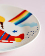Pilot Handpainted Ceramic Plate - 7.90 x 7.90 x 1 Inches