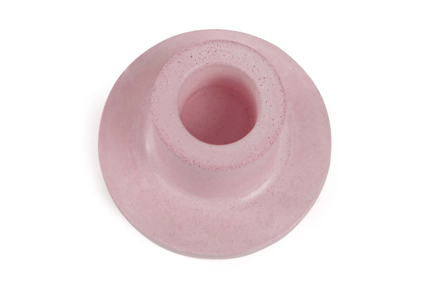 Minimalist Style Concrete Candle Holder - Pink