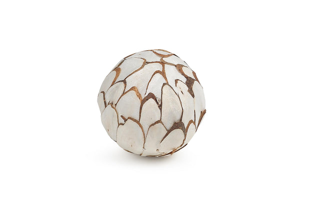 Boho Decor Sola Wood Chip Ball - Dia 10 inch