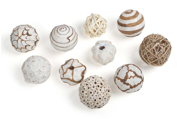 Boho Decor Sola Wood Ata Balls  - Dia 10 inch
