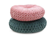 Casaamarosa CUSHIONS Velvet Round Cushion, Blush- 16 Inch CCR-VL-04 16 Diameter / Velvet / Pink