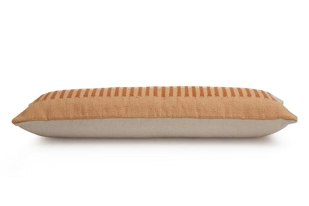 casaamarosa CUSHIONS Terra Stripe Lumbar Pillow - 12x34 inch CCL-KL-13