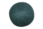 Casaamarosa CUSHIONS Velvet Round Cushion, Evergreen- 16 Inch CCR-VL-05 Velvet / 16 x 16 / Green